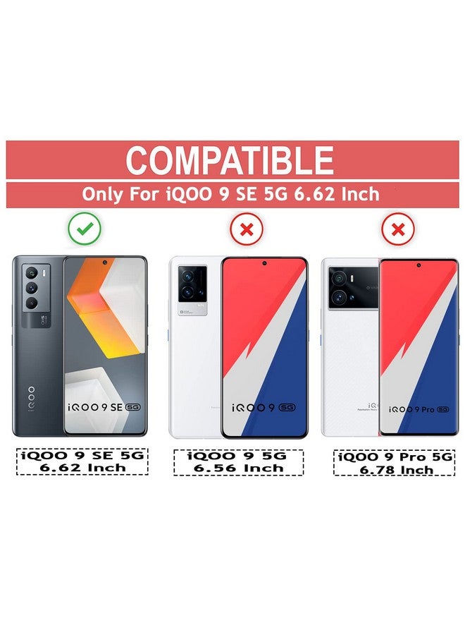 Cedo غطاء خلفي CEDO iQOO 9 SE (5G) | حماية الكاميرا واقي للصدمات حافة بامبر | حماية 360 درجة من الأكريليك الشفاف TPU+PC | غطاء خلفي شفاف على شكل نسر (أسود) - Image 2