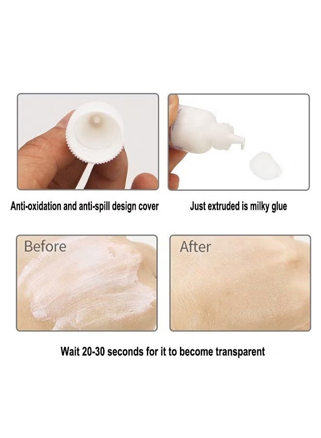 جوست بوند Professional Hair Labs Hair Glue لاصق شعر مستعار، غراء ربط شعر مستعار غير مرئي، XL، 1.3 أونصة (38 مل) - Image 2