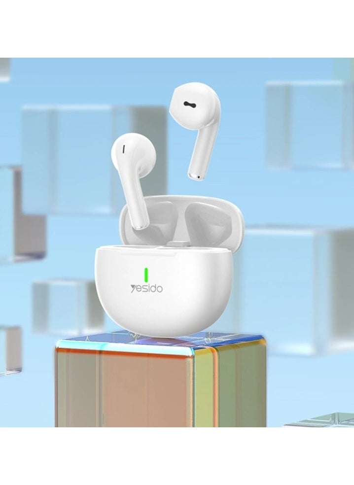 EARBUDS TWS18 Bluetooth 5.1 True Wireless Stereo Wireless Bluetooth Earphone White