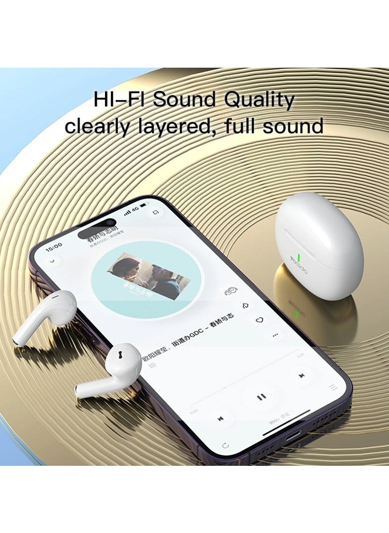 EARBUDS TWS18 Bluetooth 5.1 True Wireless Stereo Wireless Bluetooth Earphone White