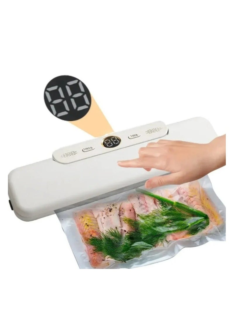 Denx Vacuum Machine With Automatic Shut-Off System For Food Preservation With Built-In Slicer - Image 4