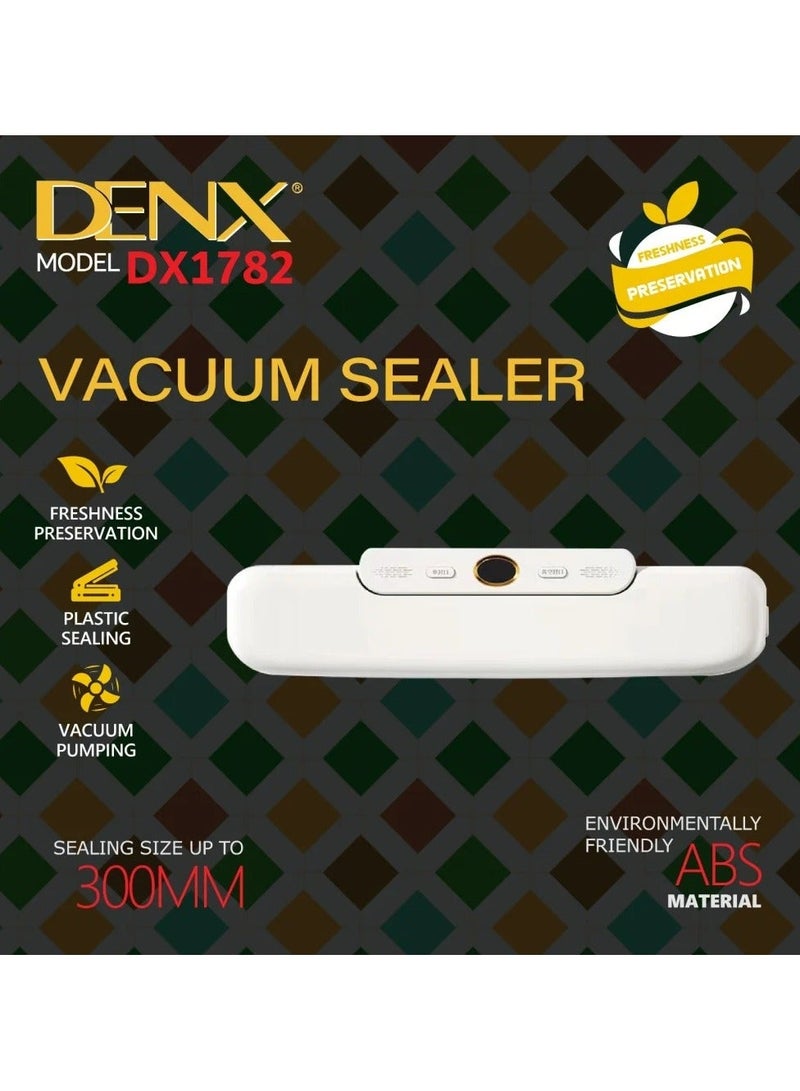 Denx Vacuum Machine With Automatic Shut-Off System For Food Preservation With Built-In Slicer - Image 1