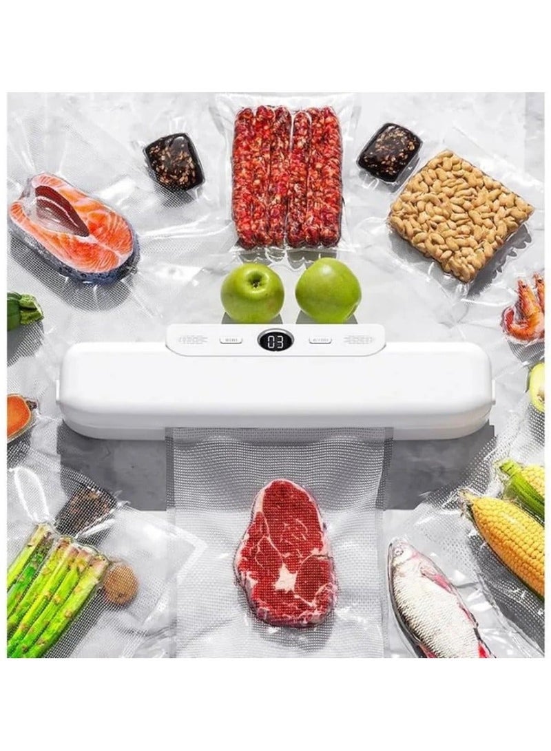 Denx Vacuum Machine With Automatic Shut-Off System For Food Preservation With Built-In Slicer - Image 2