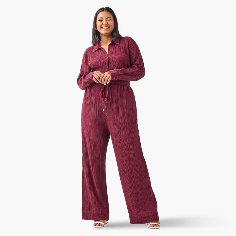  أولا بوبكن Textured Relaxed Pant