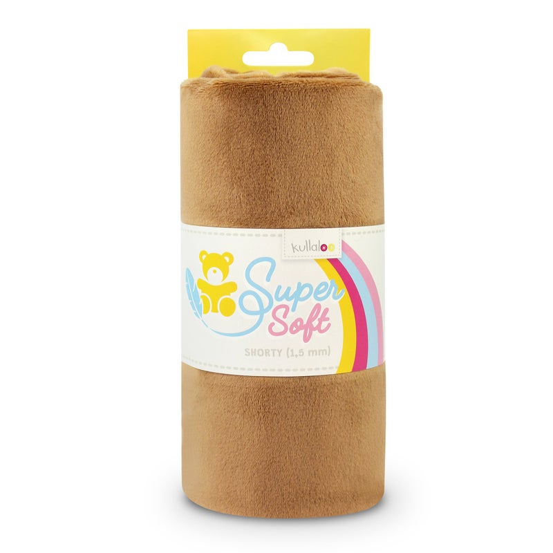 kullaloo Plush Fabric Solid Brown Minky Fabric for Sewing Super Soft Cuddle Material 395x295 Plushies Baby Blankets Pillows Dog Beds Cat Beds Beanies Baby Accessories Apparel More