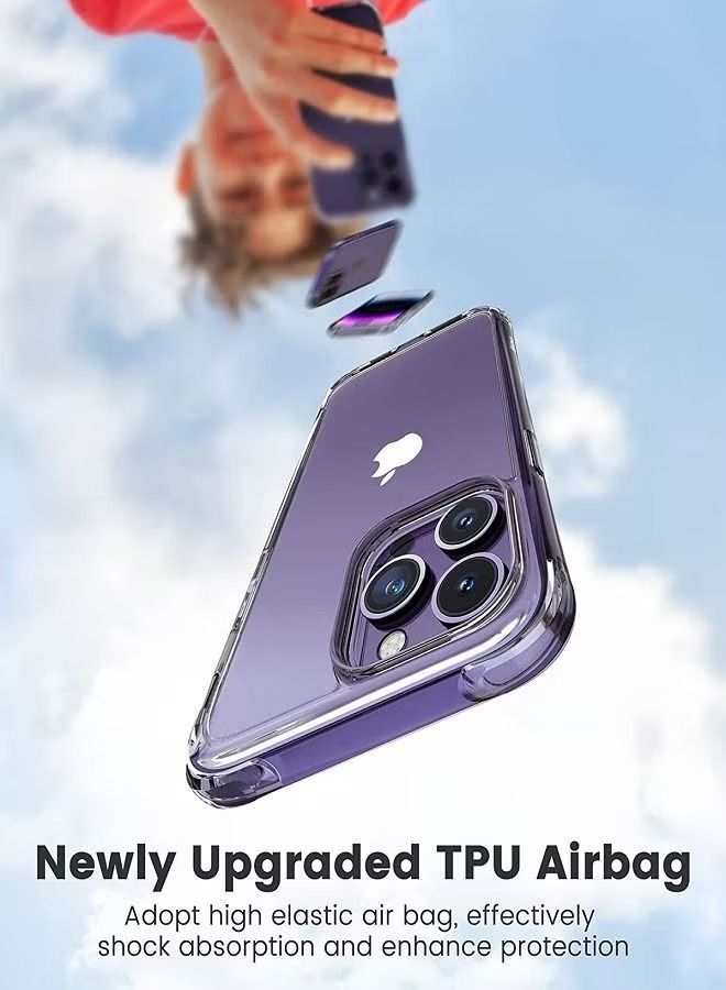 IAF Transparent Crystal Clear Back Case Cover for iphone 14 Pro Max - Image 2