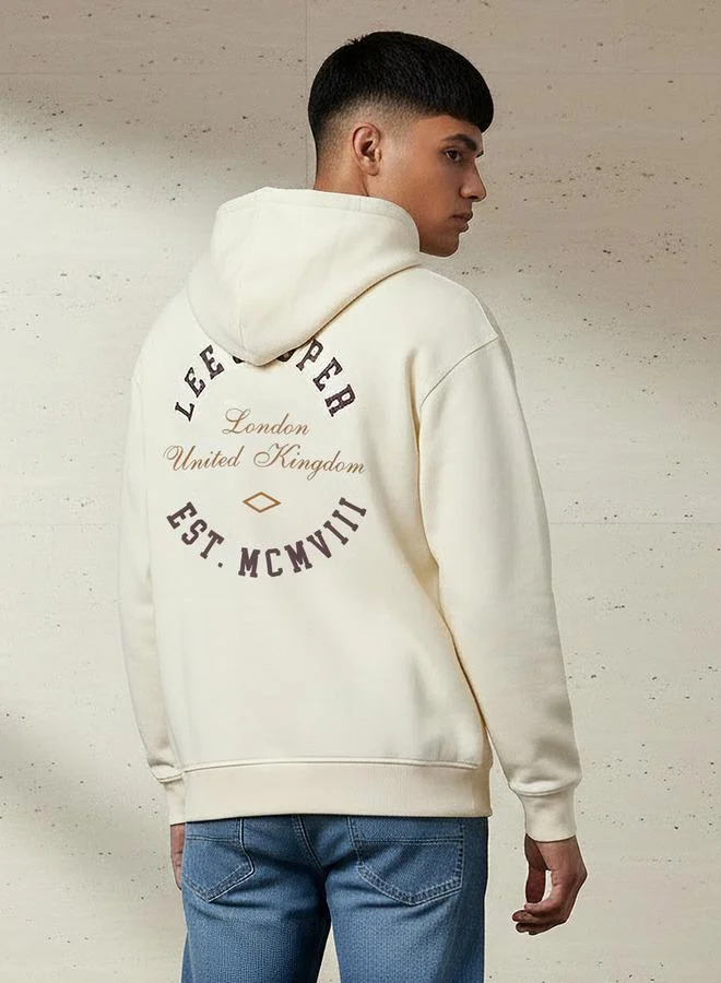 Lee Cooper  Lee Cooper Men Embroidered Hoodie for Men | Best Price UAE