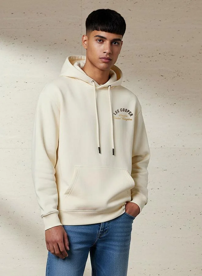 لي كوبر Lee Cooper Men Embroidered Hoodie