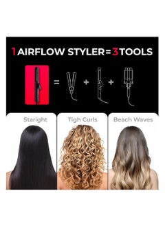 TYMO TYMO Airflow 2 in 1 Hair Curler & Straightener with 5 Temps  - Image 4