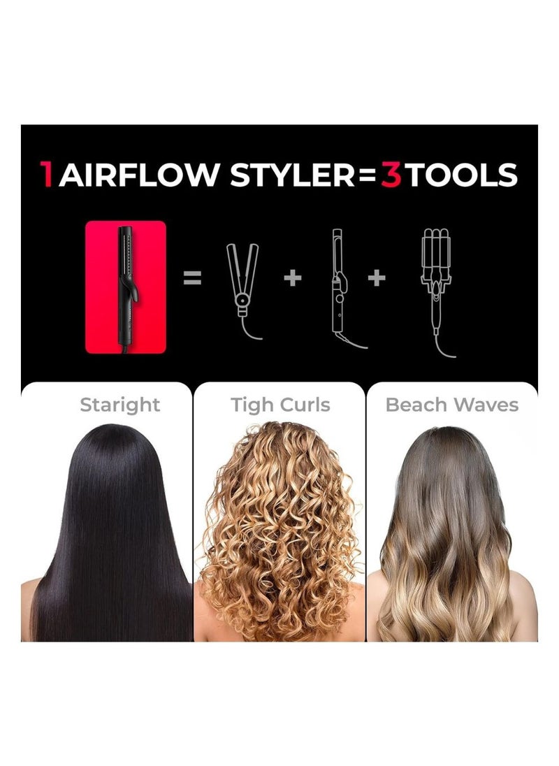 TYMO TYMO Airflow 2 in 1 Hair Curler & Straightener with 5 Temps  - Image 4