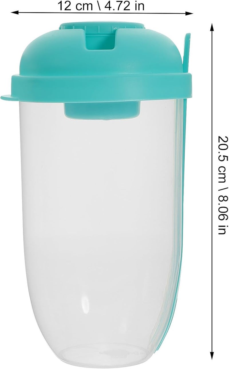 2pcs 1000ml Portable Salad Cups with Lid and Fork, Reusable Outdoor Fruit and Vegetable Containers, Multi-purpose Meal Shakers for Picnic and Lunch - Image 2
