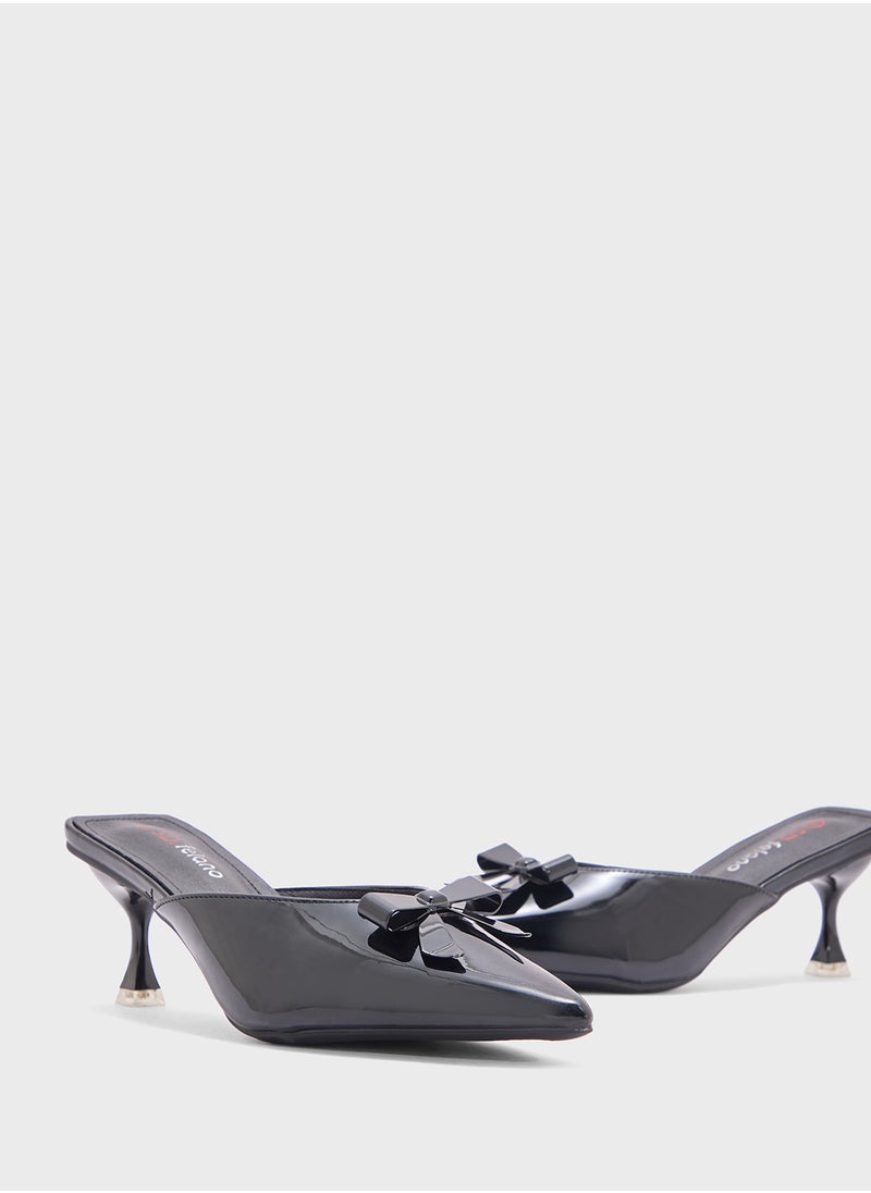 SD.Felano Mid Heeled Pointed Pump  - Image 4