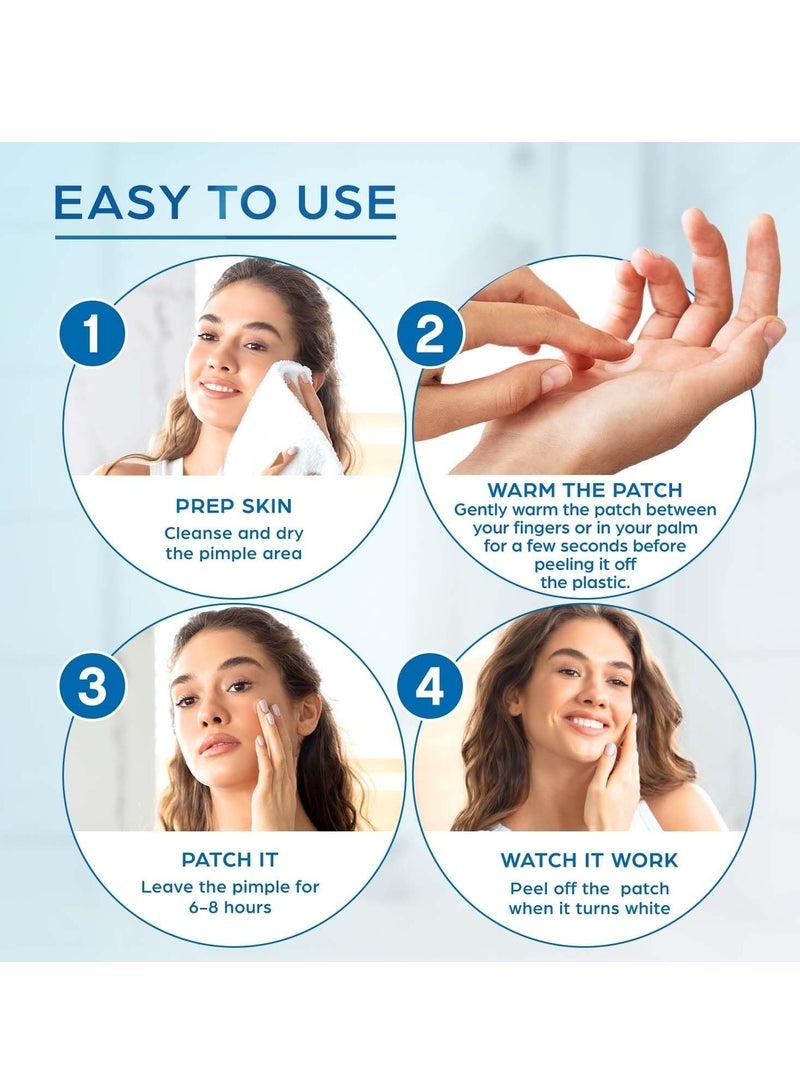 KEYCONCEPTS KEYCONCEPTS Pimple Patches for Face (120 Patches), Hydrocolloid Acne Patches with Tea Tree Oil, Pimple Patch Pimple Stickers - Hydrocolloid Patch Acne Dots - Acne Pimple Patches For Face - Zit Patches  - Image 3