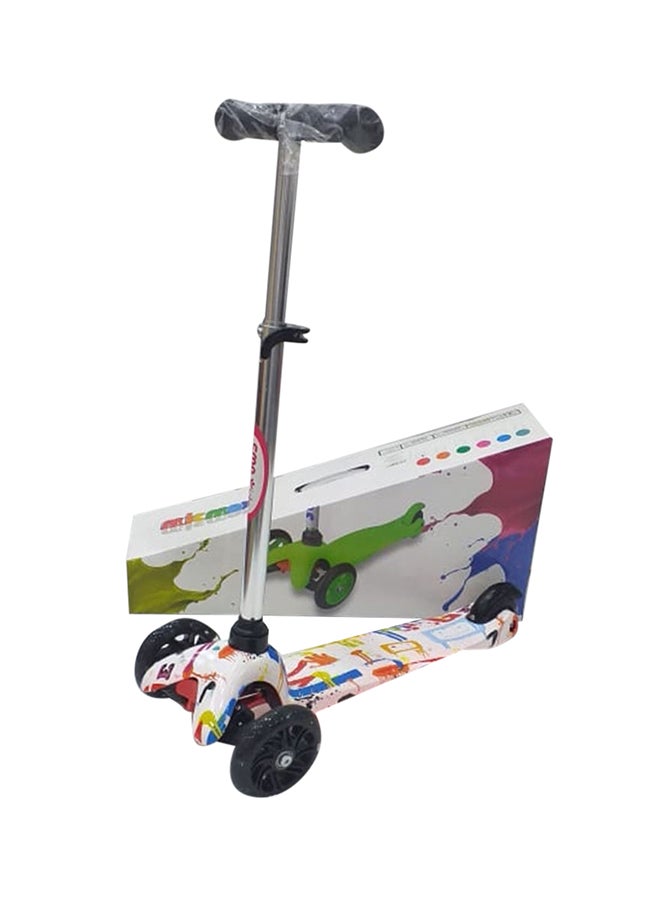 3 Wheel Graffiti Kick Scooter 