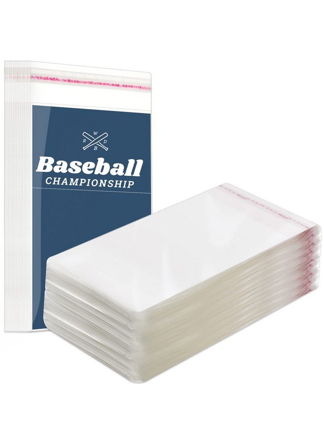 Lewtemi Resealable Graded Card Sleeves Trading Card Bags Baseball Card Holders Sports Card Bags Protection Plastic Collectible Cards For Trading Sports Slabs The Gathering Card Sleeves (300 Pcs)  - Image 1