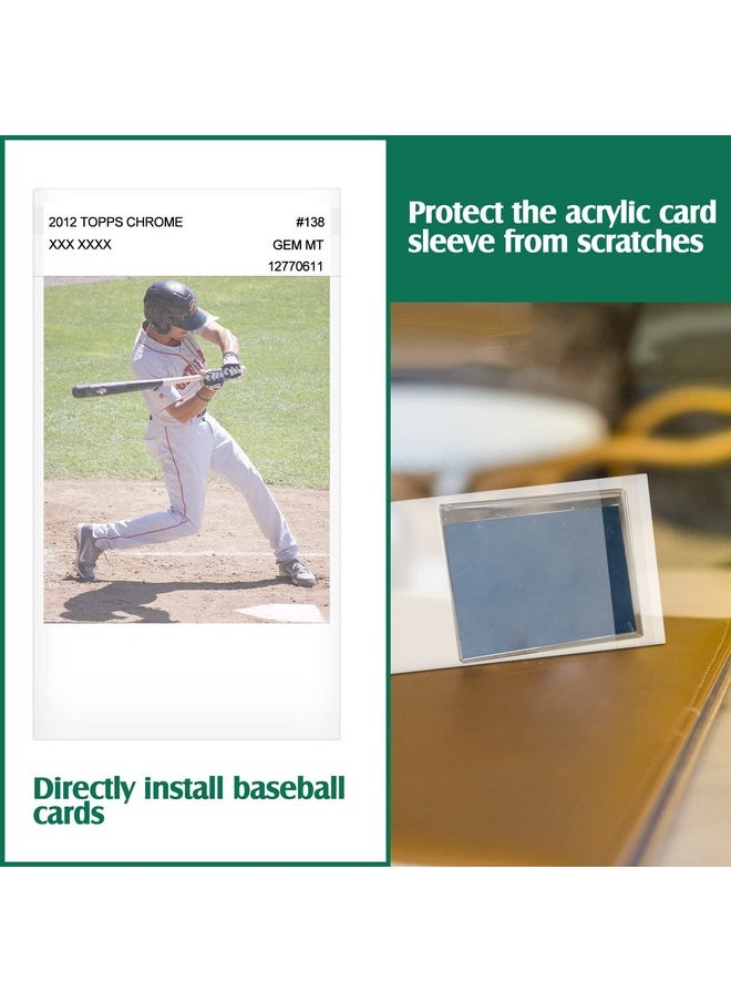 Lewtemi Resealable Graded Card Sleeves Trading Card Bags Baseball Card Holders Sports Card Bags Protection Plastic Collectible Cards For Trading Sports Slabs The Gathering Card Sleeves (300 Pcs)  - Image 5