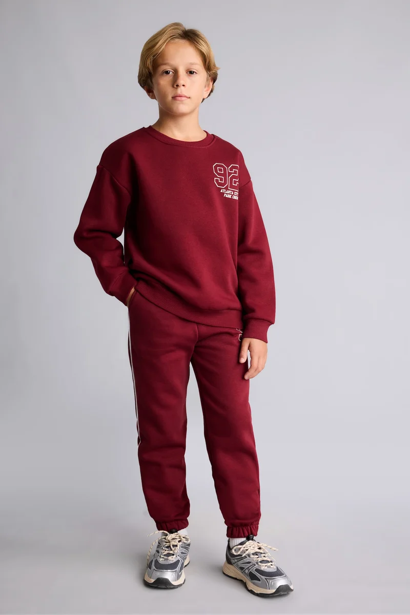 Defacto Man jogger Printed Elastic Band Trousers