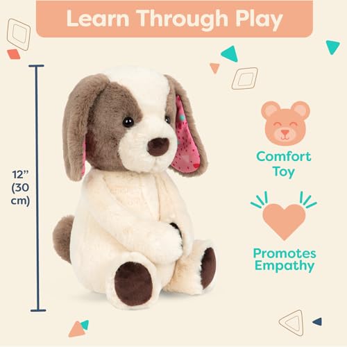 B. toys – 12-Inch Plush Dog – Huggable Dog Stuffed Animal Toy – Soft & Cuddly Plush Puppy – Washable – Babies, Toddlers, Kids – Happy Hues – Cupcake Pup – 0+ Months - Image 4