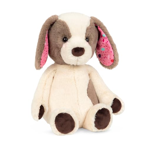 B. toys – 12-Inch Plush Dog – Huggable Dog Stuffed Animal Toy – Soft & Cuddly Plush Puppy – Washable – Babies, Toddlers, Kids – Happy Hues – Cupcake Pup – 0+ Months - Image 1