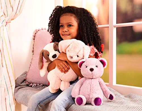 B. toys – 12-Inch Plush Dog – Huggable Dog Stuffed Animal Toy – Soft & Cuddly Plush Puppy – Washable – Babies, Toddlers, Kids – Happy Hues – Cupcake Pup – 0+ Months - Image 2