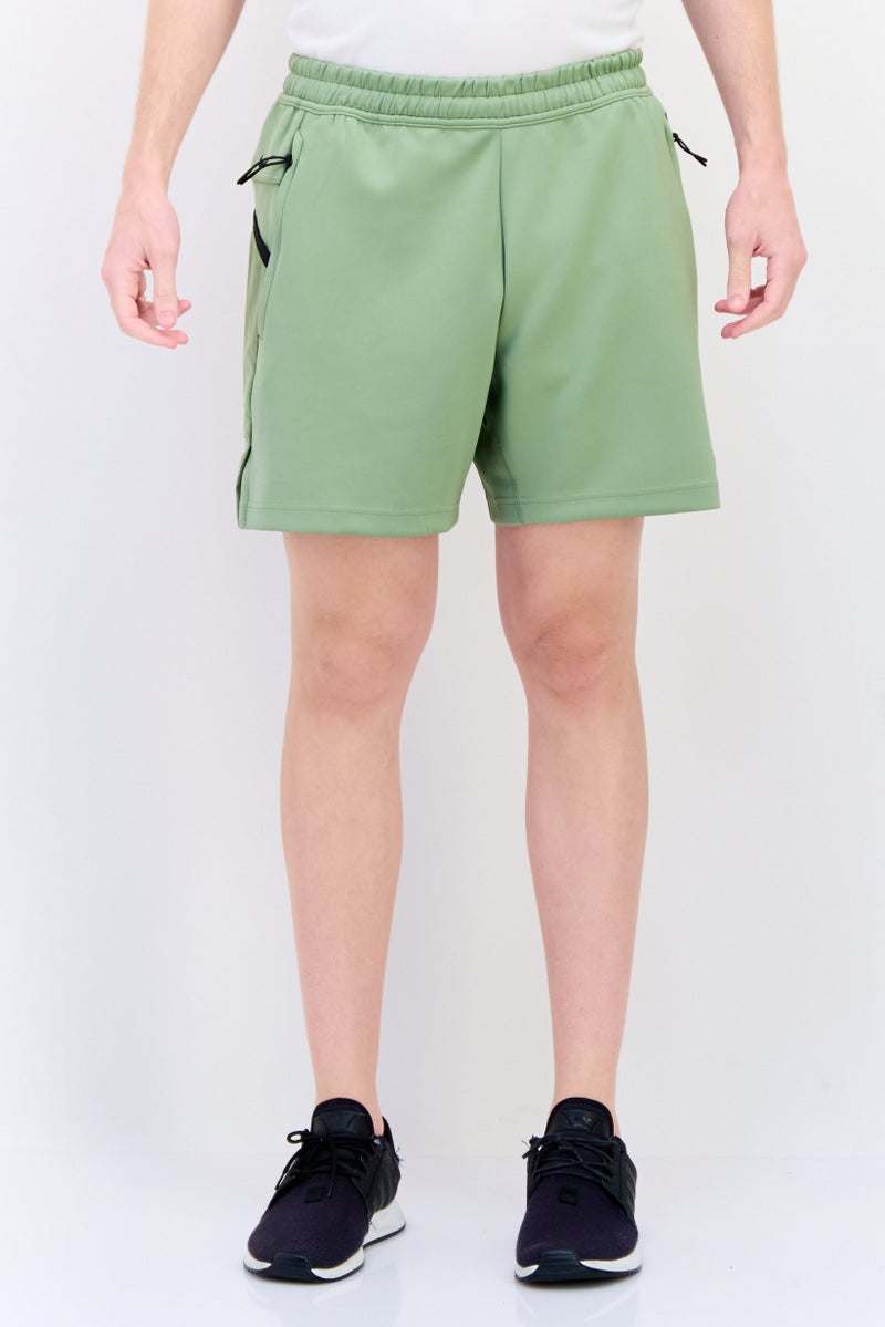 Nike Men Standard Fit Training Knit Shorts, Sage Green  - Image 1