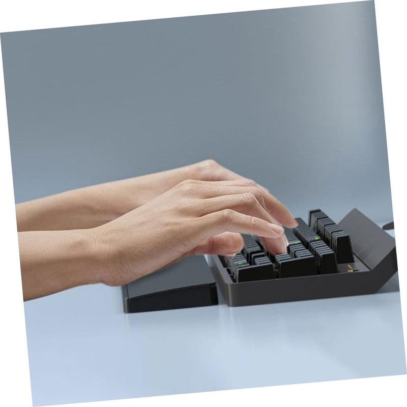 Ergonomic Wrist Support Pad with Storage Box Keyboard Wrist Rest for Comfortable Typing Nonslip Base Space Saving Design for Home Office Use - Image 5