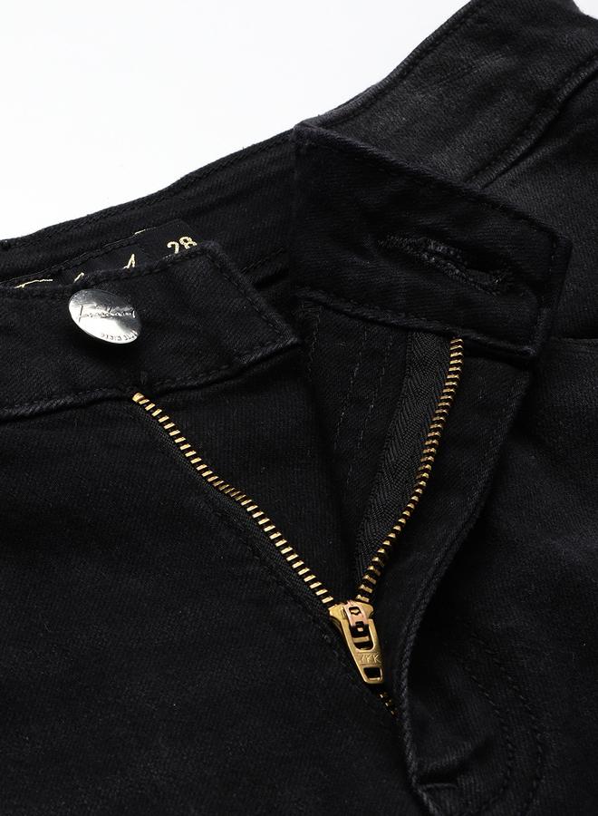 مرفوعة جينز بتدرج خفيف مع قصة مستقيمة - Image 5