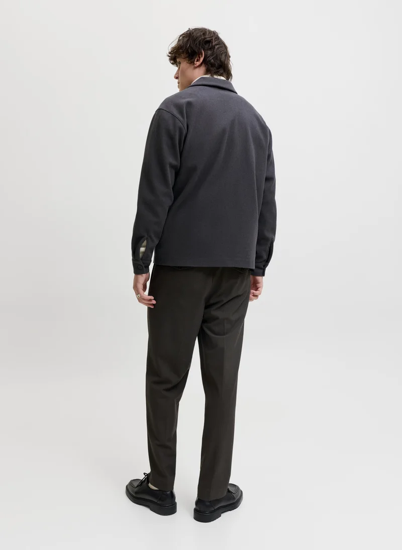 جاك اند جونز Casual Relaxed Fit Long Sleeve Over Shirt