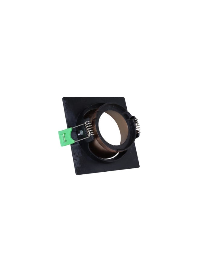 Recessed square pivoting frame black and matte rose gold spotlight - Image 3