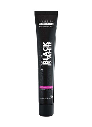Curaprox Black Is White Toothpaste, 90ml - Activated Charcoal Whitening Toothpaste - SLS Free, Microplastic Free, Triclosan Free, Fluoride Toothpaste. - pzsku/Z2CA30ADD49633F3ED1A5Z/45/_/1662376350/b09ee693-6006-4f8c-9bd2-102226cd764b