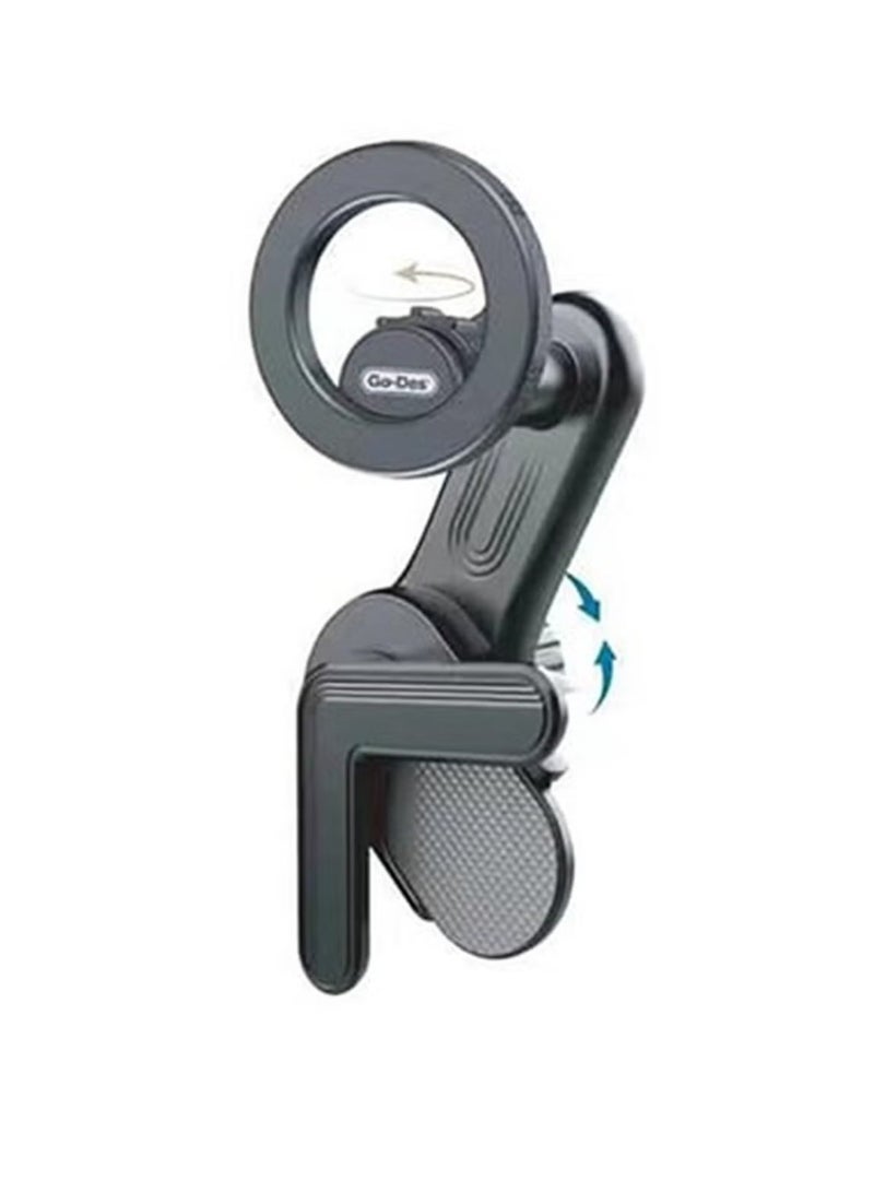 GO-DES Display bracket Flexible and adjustable angle magsafe holder 360° Rotatable Head V-Corner Laptop – Monitor Phone Holder(GD-HD317) - Image 1