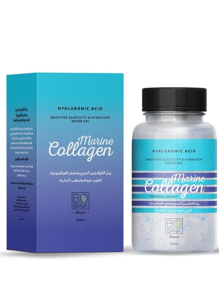BOBANA Hyaluronic Acid Boosting Elasticity And Hydration Water Gel Marine Collagen 250 ml - Image 1