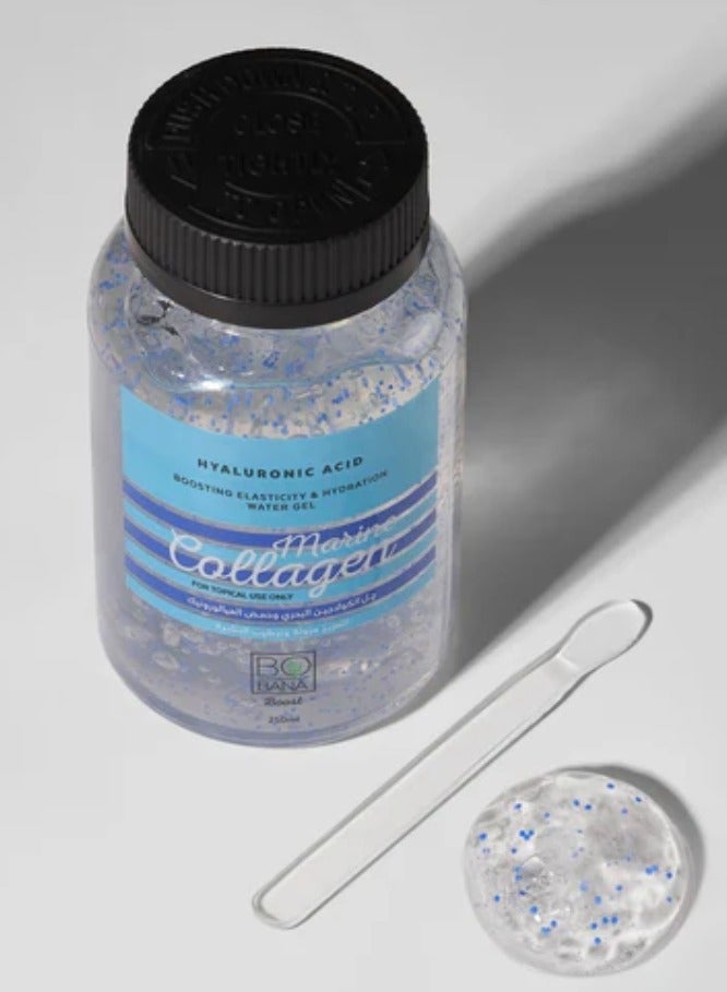 BOBANA Hyaluronic Acid Boosting Elasticity And Hydration Water Gel Marine Collagen 250 ml - Image 2