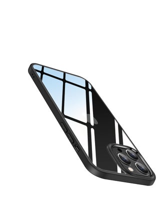 Compatible with iPhone 13 Pro max Case Non-Yellowing Crystal Clear Back Protective Cover Slim Thin Phone Case for iPhone 13 Pro max (Black) - pzsku/Z2CA37030D6F92BB00B46Z/45/_/1711205831/2773257a-f472-43bb-9e49-8a4b365bd5ec