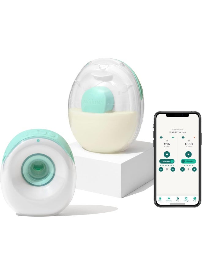 Willow ويلو جو - مضخة ثدي بدون استخدام اليدين - مضخة رضاعة قابلة للارتداء - محمولة، كهربائية، بدون سلك، و 9 مستويات من قوة الشفط بمستوى المستشفى - أساسيات ما بعد الولادة - مضخة ثدي مزدوجة - Image 1