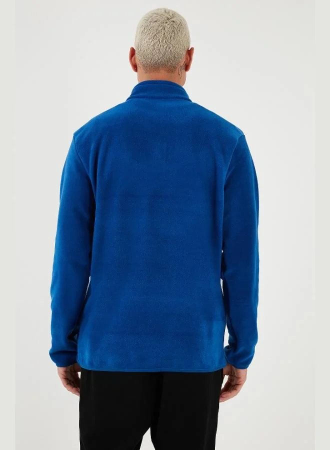 Buratti  Buratti Regular Fit Anti-Pilling Non-Pilling Standing Collar Thick Winter Raised Polar Fleece Men's POLAR 5896700 for Men | Best Price UAE