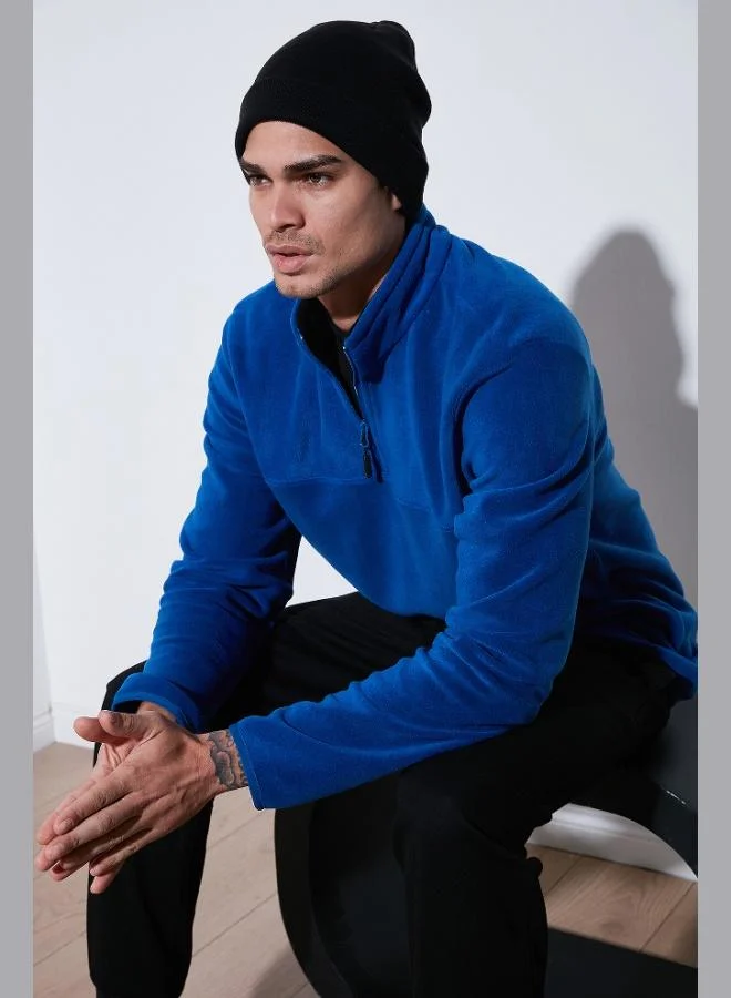 بوراتي بوراتي قبة واقفة سميك شتوي صوف قطبي رجالي بوليار