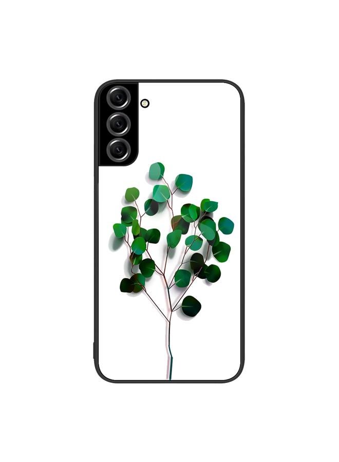 S-TOP Case For Samsung Galaxy S22+ 5G Colorful Painted Glass Phone Case - Image 1