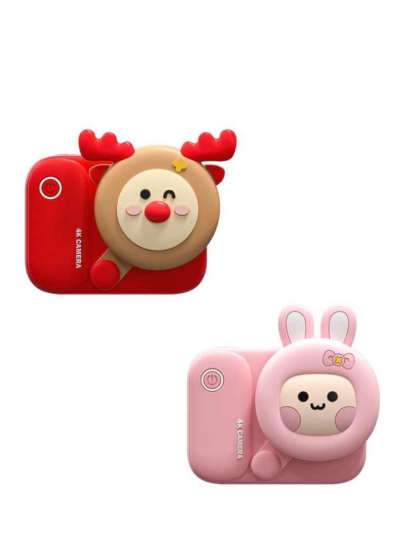 GULFLINK Kids Toy Digital Camera for Child Boys Girls 1200mah Pink - Image 2