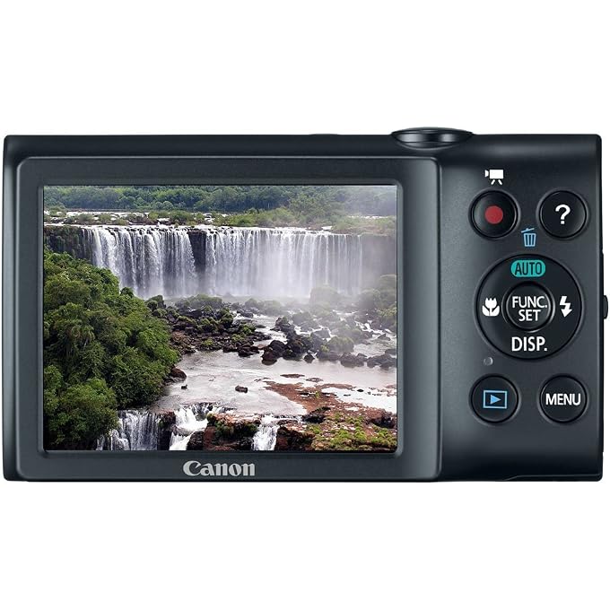Canon PowerShot A2400 IS 16.0 MP Digital Camera with 5x Optical Image Stabilized Zoom 28mm Wide-Angle Lens with 720p Full HD Video Recording and 2.7-Inch LCD (Blue) - Image 2