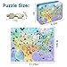 LELEMON Puzzles for Kids Ages 46USA Map 100 Piece Puzzles for Kids Ages 48 in a Metal Box Educational Jigsaw Puzzles 100 Piece Puzzle Games Puzzle Toys for Girls and Boys - Image 4