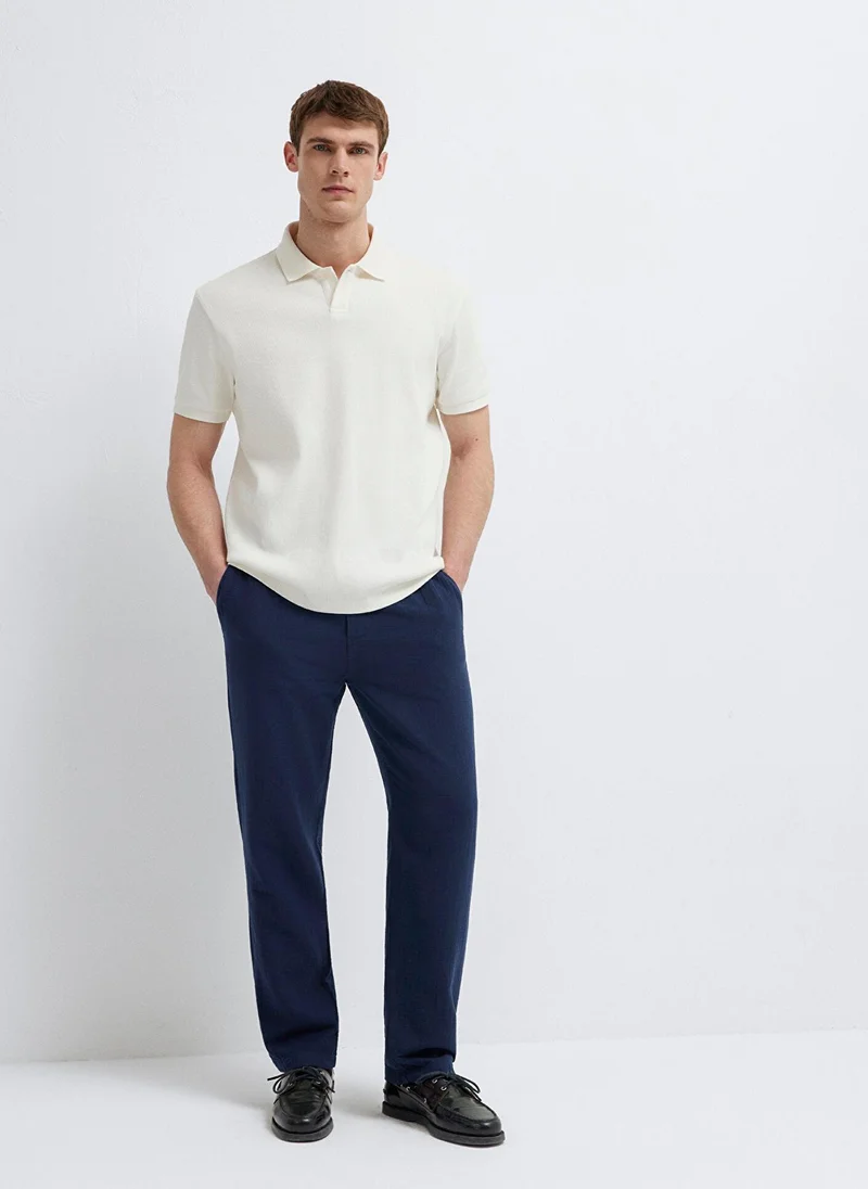 Mavi Solid Regular Fit Pants
