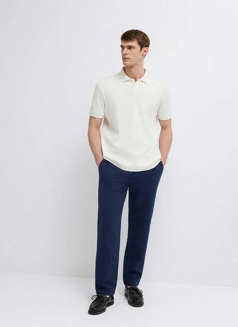 Mavi Solid Regular Fit Pants