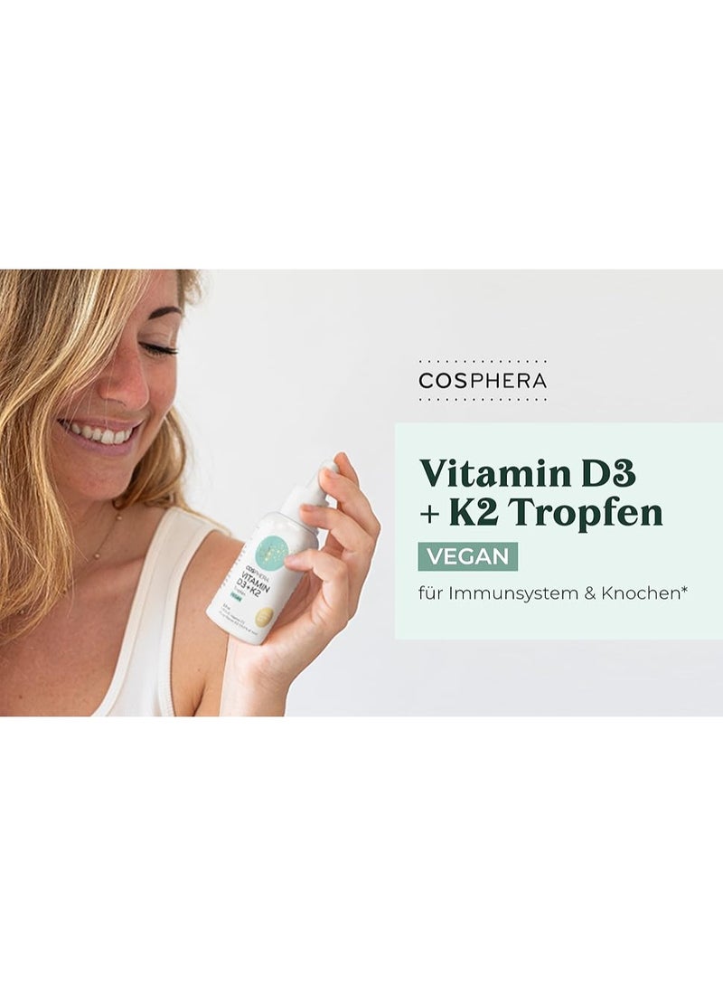 كوسفيرا فيتامين D3 + K2 (قطرات نباتية) 50 مل - لدعم العظام والجهاز المناعي - Image 5