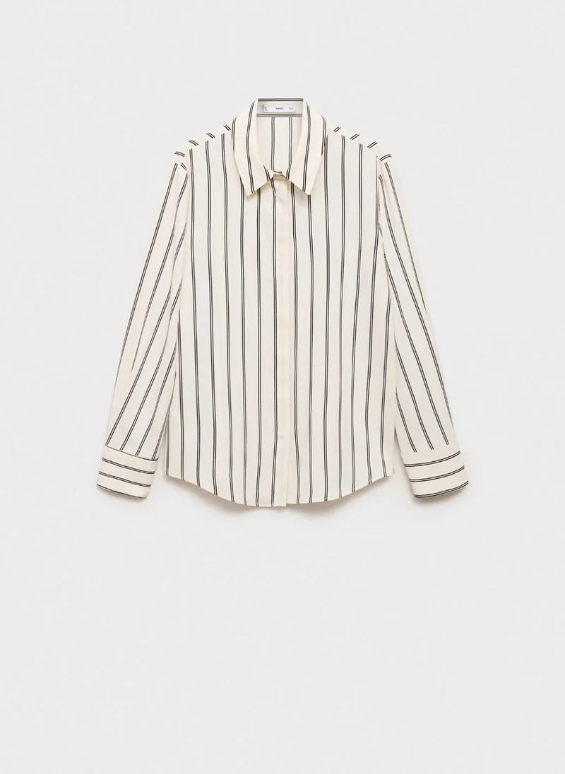 MANGO Fluid long-sleeved blouse