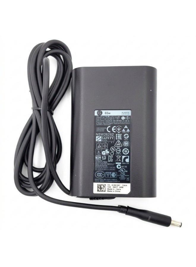 S.H Replacement Laptop Charger – Compatible with Dell 19.5V 3.34A 65W 4.5×3.0mm