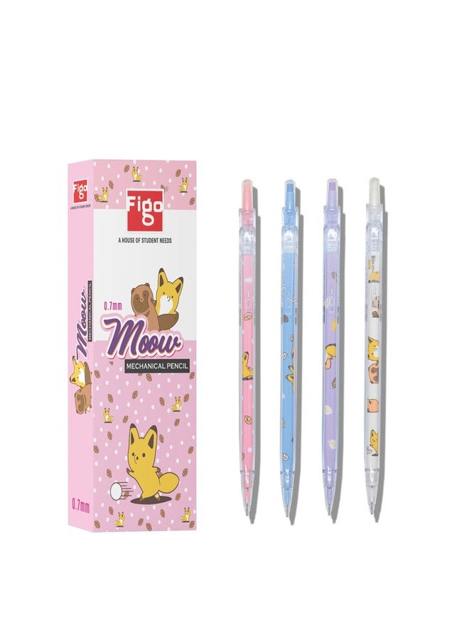 Figo Moow 0.7 Mechanical Lead Pencil with 10 Free 0.7mm leads (Pack of 10) - Image 1
