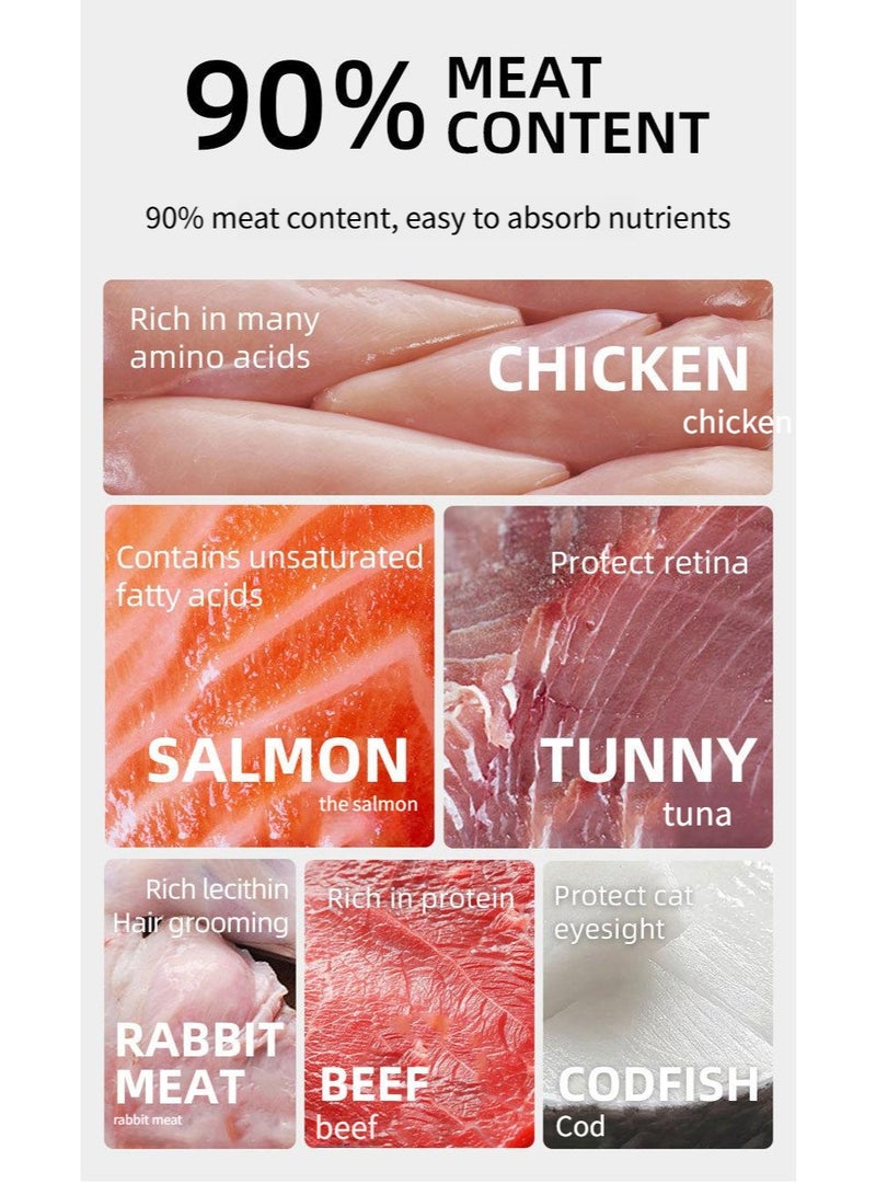 Cat Food, Complete Dog Food, Freeze-dried Food For Kittens, Pet Food, Staple Food, 500g - Image 3