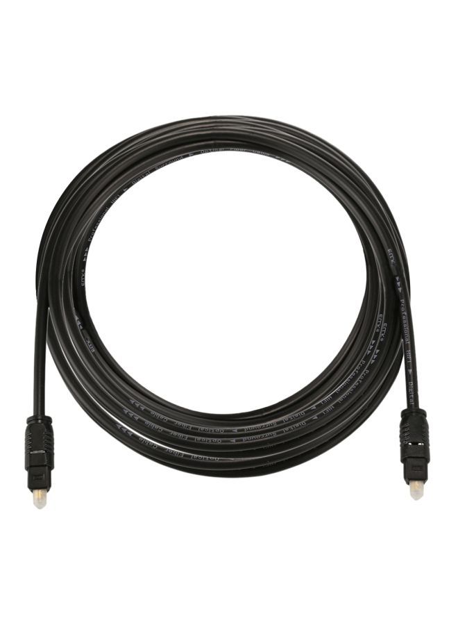 NIBEMINENT Male To Digital Optical Audio Cable Black - Image 1