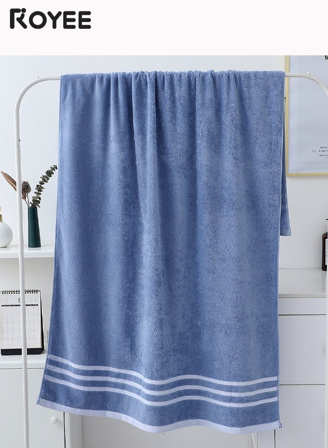 Royee 3-Pack Soft Bath Towel, Pure Cotton 560g Large Men's and Women's Bath or Beach Towel, 90 * 170CM ，3-color Set for Family - Image 5